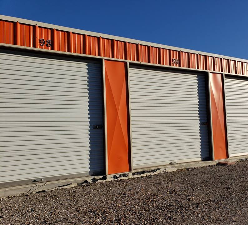 White Storage Building